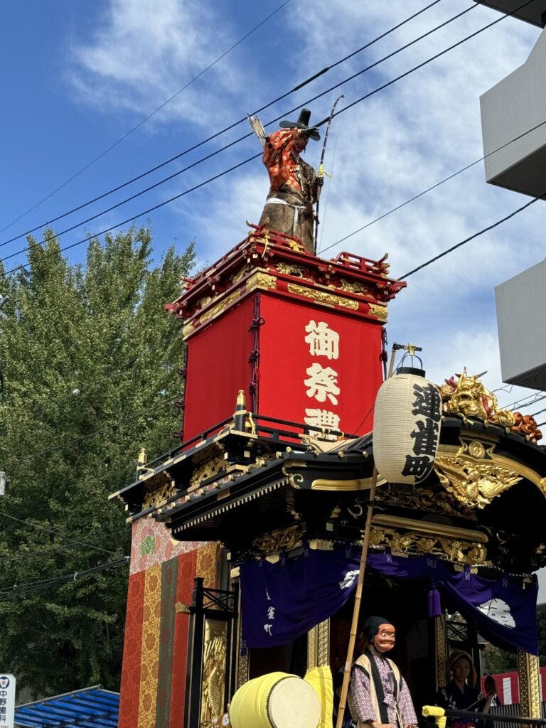 川越祭りの山車